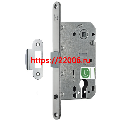 Замок межкомнатный Guardian (Гардиан) под цилиндр Soft 11P NI, никель /128:5402/ Замок межкомнатный Guardian (Гардиан) под цилиндр Soft 11P NI, никель /128:5402/