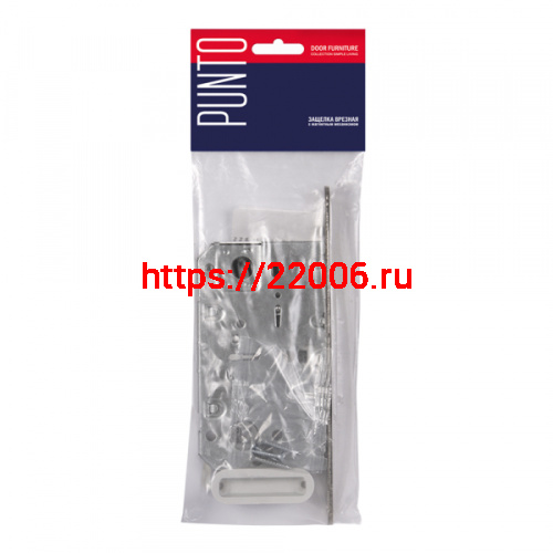 Защелка Punto (Пунто) врезная магнитная ML96WC-50 WH (белый) фото 2