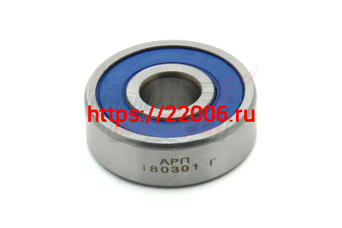 Подшипник 180301 (арт.6301-2RS) заднего редуктора скутер 150сс закрытый (Россия, завод) Подшипник 180301 (арт.6301-2RS) заднего редуктора скутер 150сс закрытый (Россия, завод)