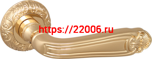 Ручка Fuaro (Фуаро) раздельная R.SM58.LOUVRE (LOUVRE SM) GOLD-24 золото 24К Ручка Fuaro (Фуаро) раздельная R.SM58.LOUVRE (LOUVRE SM) GOLD-24 золото 24К