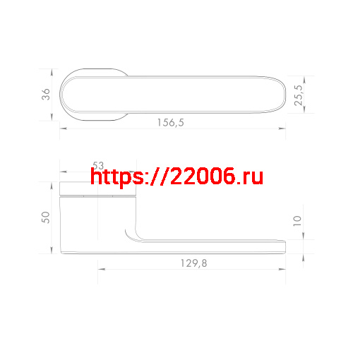 Ручка Armadillo (Армадилло) раздельная R.UCR36.FOREST AC-9 медь фото 2 Ручка Armadillo (Армадилло) раздельная R.UCR36.FOREST AC-9 медь фото 2