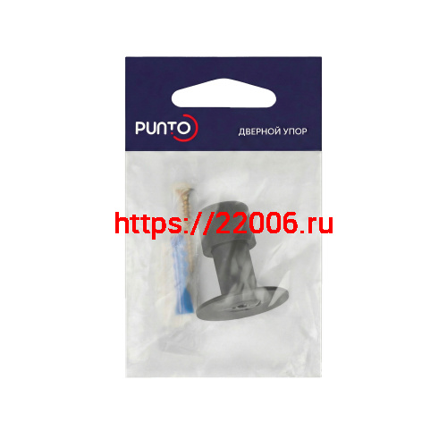 Упор Punto (Пунто) дверной настенный DFIX/W50 INOX BL-24 черный фото 3 Упор Punto (Пунто) дверной настенный DFIX/W50 INOX BL-24 черный фото 3