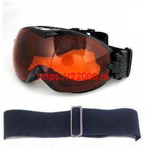 Очки S12316 оправа черная линза оранжевая Очки S12316 оправа черная линза оранжевая