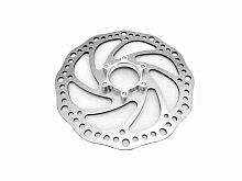 Диск тормозной для велосипеда 160 мм с адаптером под накручивающийся тормоз, 6 болтов