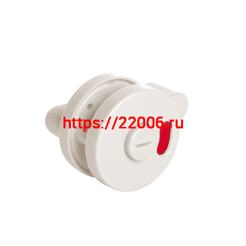 Ручка Ajax (Аякс) поворотная BK6.WC.CABIN PVC WH белый фото 6 Ручка Ajax (Аякс) поворотная BK6.WC.CABIN PVC WH белый фото 6
