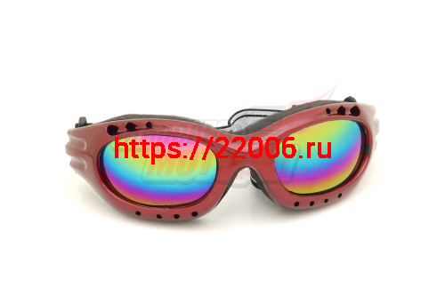 Очки SD-886 линзы тёмные, max защита UV-400, оправа цельная красная Koestler Очки SD-886 линзы тёмные, max защита UV-400, оправа цельная красная Koestler