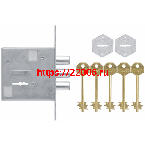 Замок Class (Класс) врезной сувальдный GS-SM 009, 5 кл. фото 2 Замок Class (Класс) врезной сувальдный GS-SM 009, 5 кл. фото 2