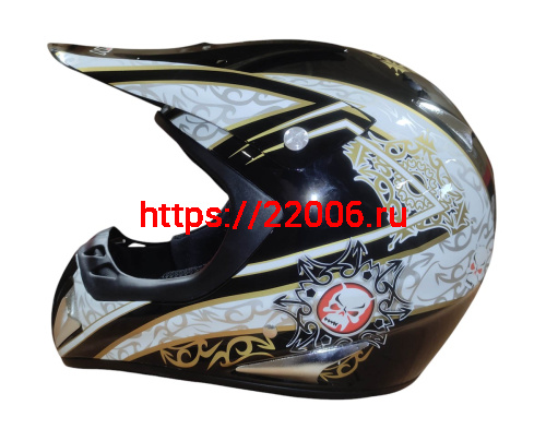 Шлем кроссовый KIRIN K27, черный, черн-бел, зелен-желт, размер S фото 6 Шлем кроссовый KIRIN K27, черный, черн-бел, зелен-желт, размер S фото 6