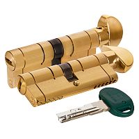 Цилиндровый механизм Mottura (Моттура) с вертушкой C31F363601RLC5 (72 мм/31+10+31), ЛАТУНЬ (PVD) (верт. 99.506)