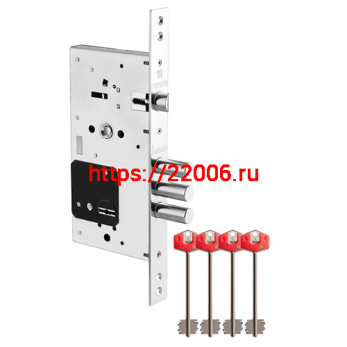 Замок Fuaro (Фуаро) врезной сувальдный TERMO MDV25/S-60.85.3R16 4 key (ключ удл. 120/75 мм) Замок Fuaro (Фуаро) врезной сувальдный TERMO MDV25/S-60.85.3R16 4 key (ключ удл. 120/75 мм)