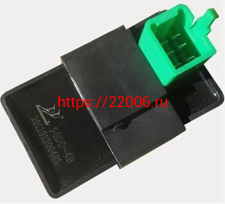 Коммутатор (CDI) Альфа-110 см3 (широкая зеленая фишка) Коммутатор (CDI) Альфа-110 см3 (широкая зеленая фишка)