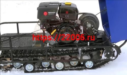 Мотобуксировщик без лыжного модуля 15 л.с., С РЕВЕРСОМ ЛИДЕР-1Р-3Т-15АП (3 тл.), АДАПТИВНАЯ ПОДВЕСКА фото 3