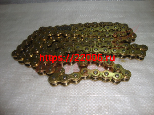 Цепь 108 зв. 520-108 L тюнинг , цвет ЗОЛОТО (Falcon,ENDURO, Fighter) Цепь 108 зв. 520-108 L тюнинг , цвет ЗОЛОТО (Falcon,ENDURO, Fighter)