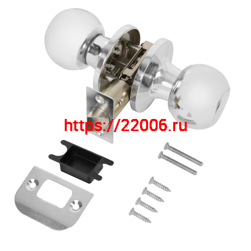 Ручка Punto (Пунто) защелка DK672/BL CP-BK (фик.) хром фото 2