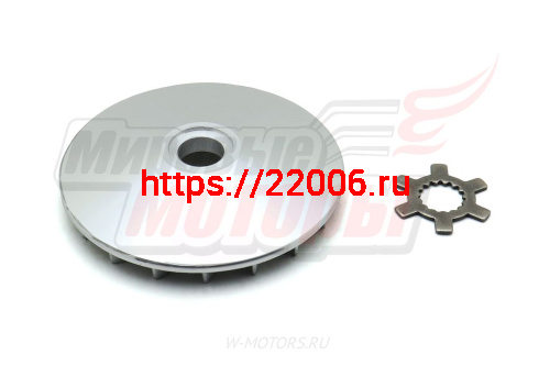 Шкив вариатора наружный (неподвижная щека) Yamaha JOG90 фото 2