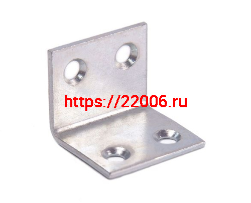 Уголок skobis (СКОБИС) мебельный 25 (25x25x30x2) цинк белый Уголок skobis (СКОБИС) мебельный 25 (25x25x30x2) цинк белый