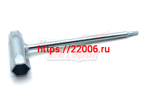Ключ свечной к импортной бензопиле (наконечник 6-гран. звезда) (13*19) (Partner) Ключ свечной к импортной бензопиле (наконечник 6-гран. звезда) (13*19) (Partner)