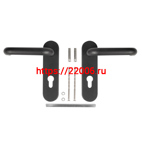 Ручка Fuaro (Фуаро) дверная FP.DH172.0433 NE (B2B) (9x140) с пружиной BL-24 черный фото 2