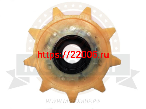 Звёздочка пластиковая со ступицей под 205 подшипник (НАБОР) фото 2