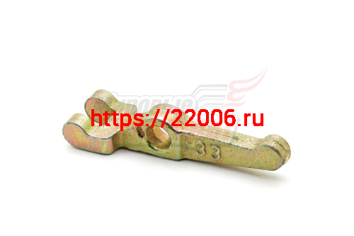 Вилка выжима сцепления (расцепляющий рычаг) МБ-8D,МБ-10D (длина 76 мм, ширина 22 мм, паз 10 мм, d8) Вилка выжима сцепления (расцепляющий рычаг) МБ-8D,МБ-10D (длина 76 мм, ширина 22 мм, паз 10 мм, d8)