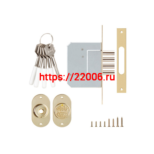 Замок Kale kilit (Кале килит) врезной крестообразный 189/4MF (52 mm) (латунь), 5 кл. фото 2 Замок Kale kilit (Кале килит) врезной крестообразный 189/4MF (52 mm) (латунь), 5 кл. фото 2