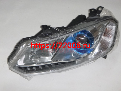 Фара передняя левая T600, галоген, синяя (4121010001B11) Фара передняя левая T600, галоген, синяя (4121010001B11)