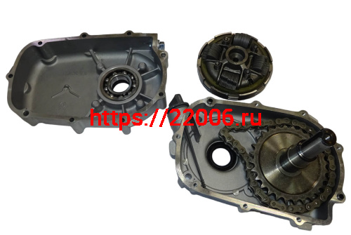 Редуктор 173F,177F, 182-190F в сборе, с автоматическим сцеплением, 1:2 (ВХ. ВАЛ 25ММ, ВЫХ. ВАП 22ММ) фото 3 Редуктор 173F,177F, 182-190F в сборе, с автоматическим сцеплением, 1:2 (ВХ. ВАЛ 25ММ, ВЫХ. ВАП 22ММ) фото 3