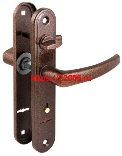 Ручка Guardian (Гардиан) дверная 4112 Вега (антик) /124:1:90(2474)/ Ручка Guardian (Гардиан) дверная 4112 Вега (антик) /124:1:90(2474)/