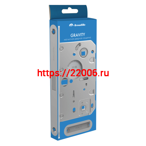 Магнитная Armadillo (Армадилло) защелка WC с ответной планкой GRAVITY G01.196.50.96 CP хром фото 2