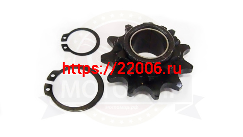 Звезда 11 зуб. (520) цепи, внутрений d22мм, для сцепления со сменными звездами Звезда 11 зуб. (520) цепи, внутрений d22мм, для сцепления со сменными звездами