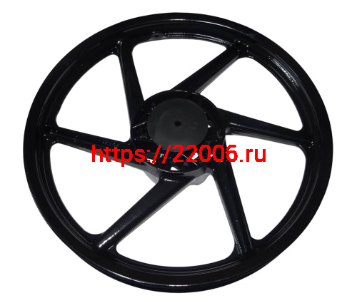 Обод 17" передний литой,  диск. тормоз 1,6-17  Баджадж Боксер 150 DJ151077 (аналог) фото 2