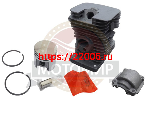 Поршневая группа 018 (МS180)  (38мм) палец+поршень+кольца+поддон (1130-020-1208)