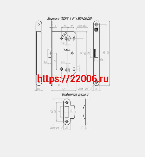 Защелка Guardian (Гардиан) межкомнатная Soft 1P NI, никель /128:5401/ фото 2 Защелка Guardian (Гардиан) межкомнатная Soft 1P NI, никель /128:5401/ фото 2
