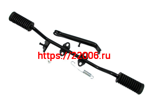 Подставка ног водителя 139FMB с боковым кронштейном Delta (прямая)