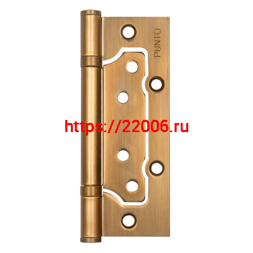 Петля Punto (Пунто) универсальная без врезки IN5200W CF (200-2B 125x2,5) кофе Петля Punto (Пунто) универсальная без врезки IN5200W CF (200-2B 125x2,5) кофе
