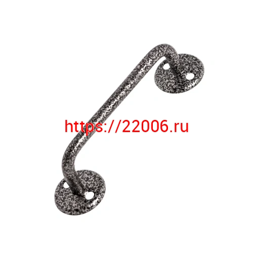 Ручка-скоба РС-100-3 пол. серебро (пакет)