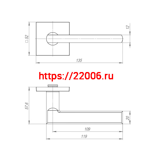 Ручка Ajax (Аякс) раздельная K.JS51.APOLO BL-24 черный фото 2 Ручка Ajax (Аякс) раздельная K.JS51.APOLO BL-24 черный фото 2