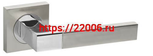 Ручка Fuaro (Фуаро) раздельная K.KM52.ETHNO (ETHNO KM) SN/CP-3 матовый никель/хром Ручка Fuaro (Фуаро) раздельная K.KM52.ETHNO (ETHNO KM) SN/CP-3 матовый никель/хром