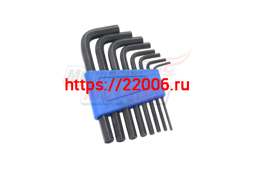 Набор шестигранников (8 предметов: 1,5-6мм) Набор шестигранников (8 предметов: 1,5-6мм)