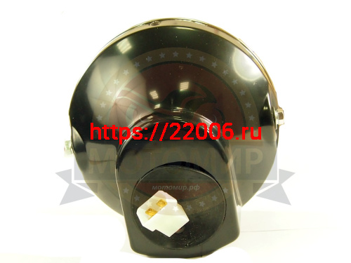 Фара Иж, Урал, Днепр круглая импортная, пластмасса фото 3 Фара Иж, Урал, Днепр круглая импортная, пластмасса фото 3