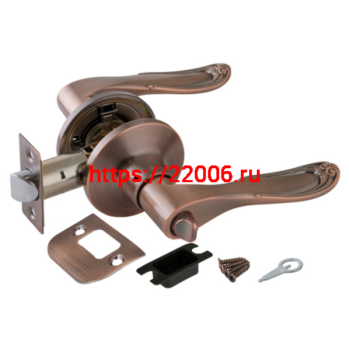 Ручка Punto (Пунто) защелка DK630 AC-BK (6030 AC-B) (фик.) медь Ручка Punto (Пунто) защелка DK630 AC-BK (6030 AC-B) (фик.) медь