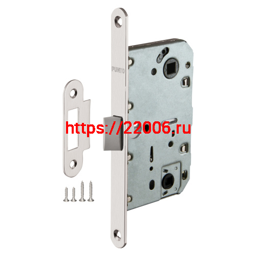 Защелка Punto (Пунто) врезная LM/PL96WC-50/BL SN (мат.никель) Защелка Punto (Пунто) врезная LM/PL96WC-50/BL SN (мат.никель)