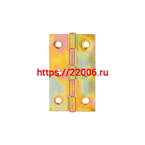 Петля Ajax (Аякс) карточная универсальная LM/IN30x50x1U YZN желтый цинк (2 шт) Петля Ajax (Аякс) карточная универсальная LM/IN30x50x1U YZN желтый цинк (2 шт)