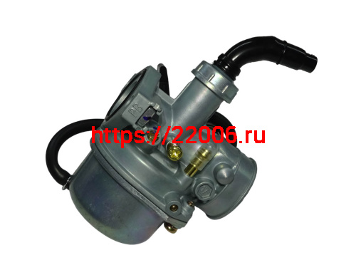 Карбюратор PZ19 Delta, Альфа 50/70,"Zodiak", Дельта флажок пластик ручн  справа (d19, D32) фото 5