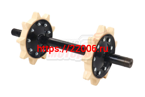 Вал Буран ведущий (со шлицами со звездочками) (110200290) без подшипников Вал Буран ведущий (со шлицами со звездочками) (110200290) без подшипников