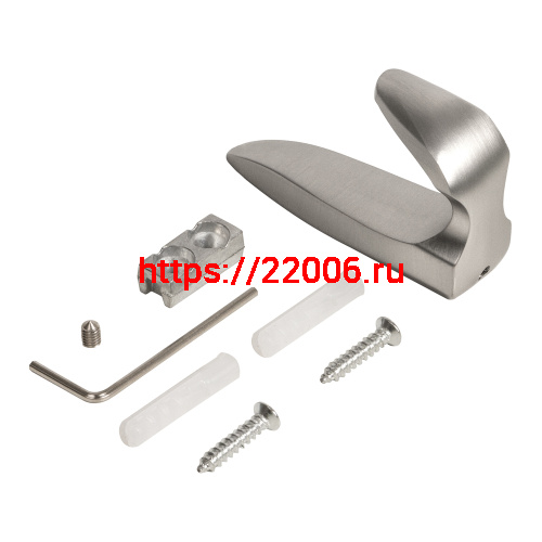 Крючок Ajax (Аякс) настенный MB-LM/K-002 SN матовый никель фото 4 Крючок Ajax (Аякс) настенный MB-LM/K-002 SN матовый никель фото 4