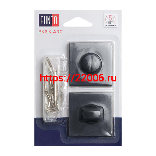 Ручка Punto (Пунто) поворотная BK6.K.ARC.Q52 (BK6 ARC) BL-24 черный фото 2 Ручка Punto (Пунто) поворотная BK6.K.ARC.Q52 (BK6 ARC) BL-24 черный фото 2