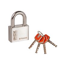 Замок Fuaro (Фуаро) навесной PL-INOX FORCE IF-60 4 key (дисковый ключ)