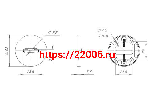 Накладка Fuaro (Фуаро) на сувальдный замок ESC.S-auto.RLR/R.486 CP-8 хром (1шт.) фото 3 Накладка Fuaro (Фуаро) на сувальдный замок ESC.S-auto.RLR/R.486 CP-8 хром (1шт.) фото 3