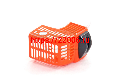 Кожух защитный цилиндра мотокосы GBC-026 (дефлектор с крышкой) (26057) Кожух защитный цилиндра мотокосы GBC-026 (дефлектор с крышкой) (26057)